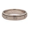 Image 2 : 0.25 ctw Diamond Men's Wedding Band - 18KT White Gold