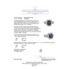 Image 5 : 2.97 ctw Blue Sapphire And Diamond Ring - 14KT White Gold