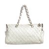 Image 2 : Chanel White Ultimate Soft Leather Sombrero Bowler Bag