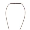 Image 5 : Hermes White Silver-Tone Pop H Pendant Necklace