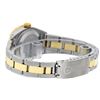 Image 8 : Rolex Ladies 2 Tone Yellow Gold 18K Gold Bezel Silver Diamond 26MM Datejust Wris