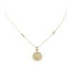 Image 1 : 0.35 ctw Diamond Necklace - 14KT Yellow Gold