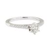 Image 1 : 0.65 ctw Diamond Ring - 14KT White Gold