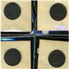 Image 1 : Lot of Four Half Cents 1826-1835 RAW