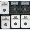 Image 1 : Lot of Six Nickel Three Cent Pieces Proof
