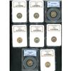 Image 1 : Lot of Eight Shield Nickels MS and Proof