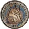 Image 1 : 1863 Liberty Seated H10C Raw