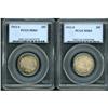 Image 1 : Lot of Two 1912-S Barber 25C PCGS