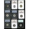 Image 1 : Lot of Nine Washington Quarters