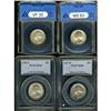 Image 1 : Lot of Four Washington Quarter Dollars