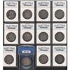 Image 1 : Lot of Twelve Capped Bust Half Dollars ANACS