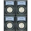Image 1 : Lot of Four Walking Liberty 50C 1946-S PCGS MS66