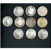 Image 1 : Lot of Ten Morgan Dollars RAW