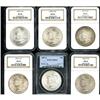 Image 1 : Lot of Six Morgan Dollars
