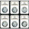 Image 1 : Lot of Six 1880-S Morgan Dollars NGC MS66
