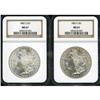 Image 1 : Lot of Two 1882-S Morgan Dollars NGS MS67