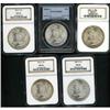 Image 1 : Lot of Five 1884-O Morgan Dollars