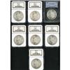 Image 1 : Lot of Seven 1885 Morgan Dollars MS65