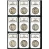 Image 1 : Lot of Ten 1899-O Morgan Dollars NGC