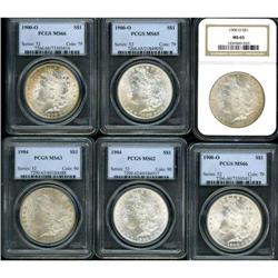 Lot of Ten Morgan Dollars