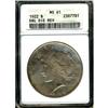 Image 1 : 1922 Peace $1 ANACS MS61