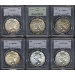 Lot of Ten Peace Dollars