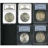 Image 1 : Lot of Five Peace Dollars