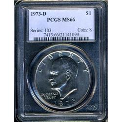 1973-D Eisenhower $1 PCGS MS66