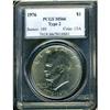 Image 1 : 1976 Eisenhower $1. Type 2 PCGS MS66
