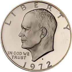 1972-S Eisenhower $1 PCGS PF70 DC
