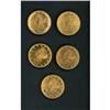 Image 1 : Lot of Five Raw $10 Liberty Eagles