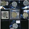 Image 1 : Lot of Seven Silver Half Dollar Commemoratives Raw