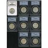 Image 1 : Lot of Eight Silver Commemorative Half Dollars