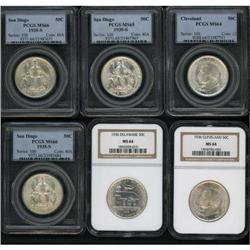 Lot of Ten Silver Commemorative Half Dollars