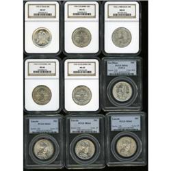 Lot of Nine Silver Half Dollar Commemoratives