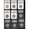 Image 1 : Lot of Nine Silver Half Dollar Commemoratives