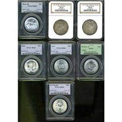 Lot of Seven Silver Commemoratives