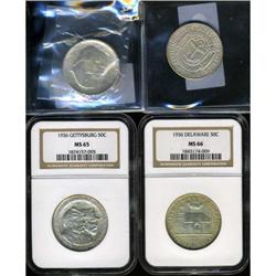 Lot of Four Half Dollar Silver Commemoratives