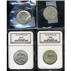 Image 1 : Lot of Four Half Dollar Silver Commemoratives