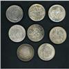 Image 1 : Lot of Eight Commemorative Silver Coins Raw