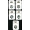 Image 1 : Lot of Five Commemorative Silver Coins NGC