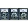 Image 1 : Lot of three Silver Commemoratives PCGS