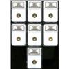 Image 1 : Lot of Seven $5 Gold American Eagles NGC MS69