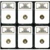 Image 1 : Lot of Six 1999 $5 Gold Eagles NGC MS68