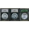 Image 1 : Lot of Three Silver American Eagles