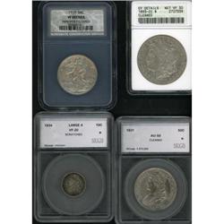 Lot of Four Miscellaneous U.S. Coins