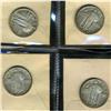 Image 1 : Lot of Four Miscellaneous U.S. Coins Raw