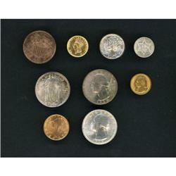 Lot of Nine Miscellaneous RARE US Coins