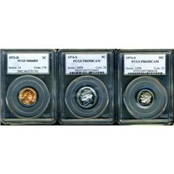 Lot of Three Miscellaneous U.S. coins