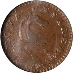 1787 New Jersey. Sm Planchet NGC MS61 BR